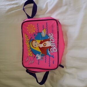 Vintage 1995 Baywatch Barbie Insulated Thermos Lunchbox